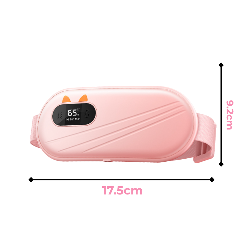 Bouillotte Électrique Ceinture | 3h d'Autonomie, 6 Niveaux de Température (40–65°C), Massage , Écran LED, Recharge USB-C | Miss Bouillotte