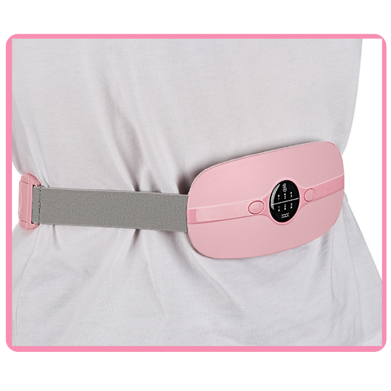 Bouillotte Électrique Ceinture | 3h d'Autonomie, 3 niveaux chaleur (45–65°C), 3 modes massage, Rechargeable USB-C | Miss Bouillotte