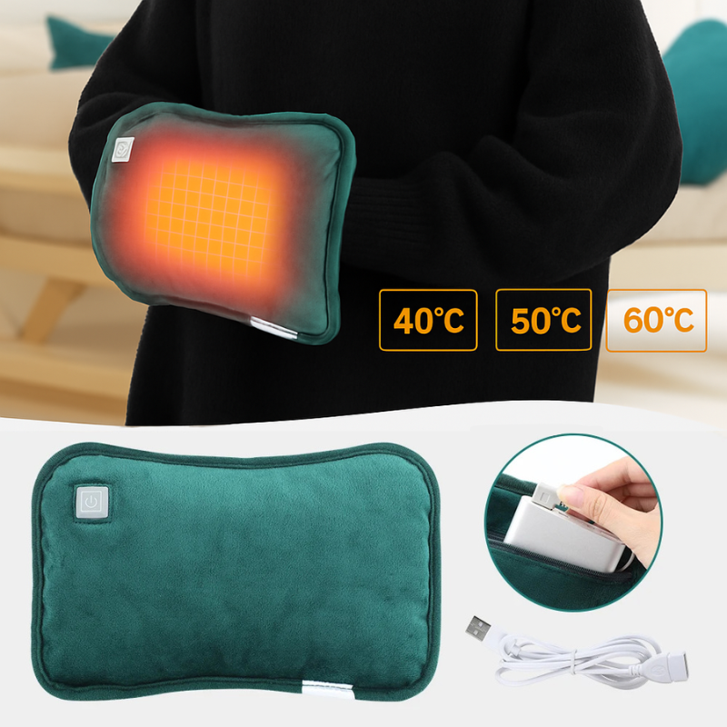 Bouillotte Électrique USB | 3h de chaleur, lavable en machine - Miss Bouillotte