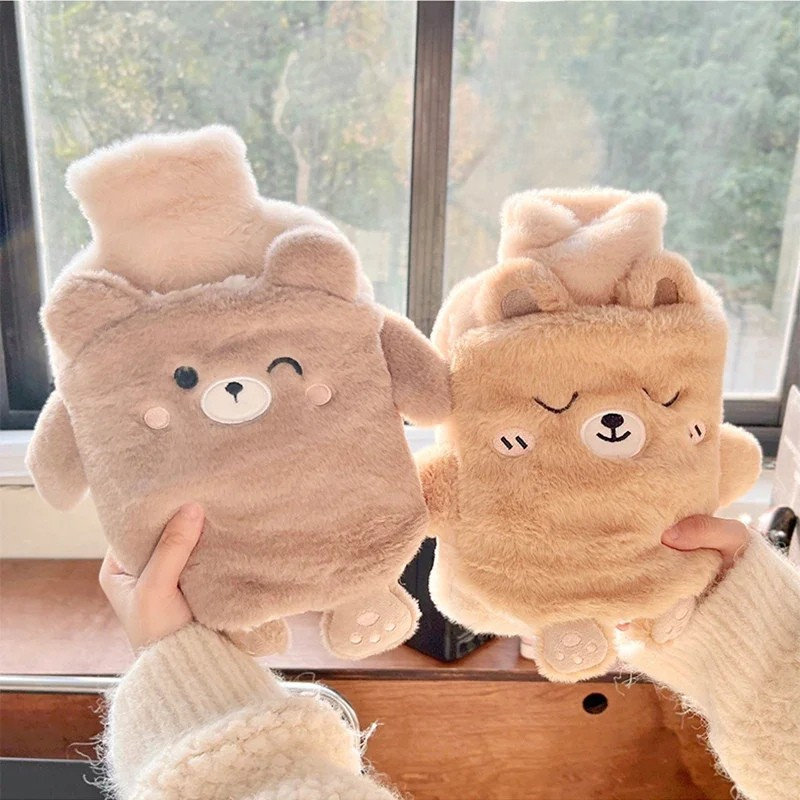 Bouillotte peluche à eau 750 ml | 4h de chaleur, animaux Kawaii - Miss Bouillotte